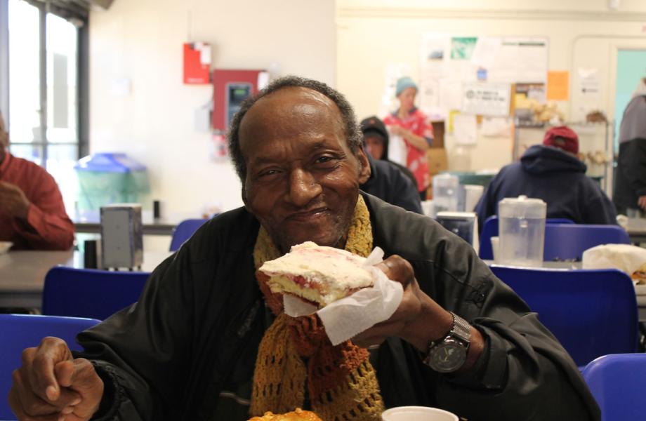 Duane Carter, a guest of SVdP's Mesa Dining Room