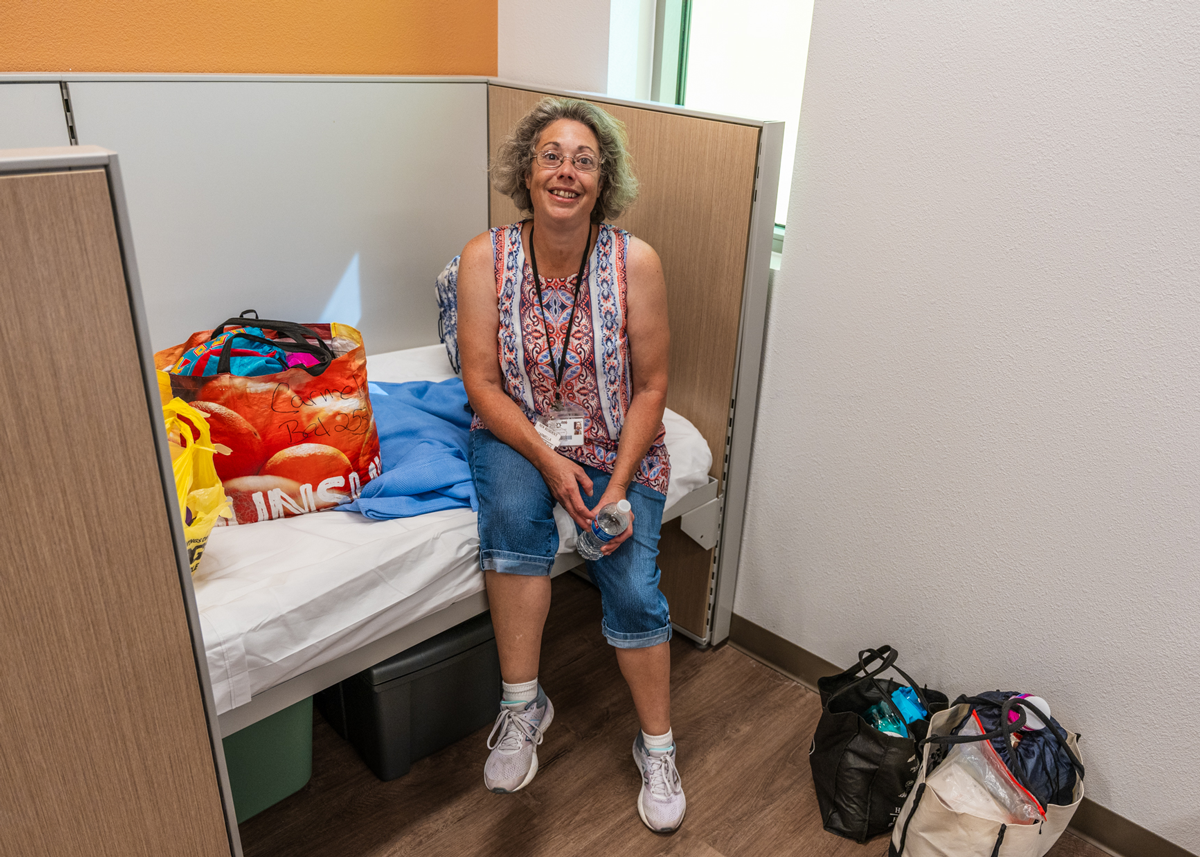 Carmela Colmerauer was the first resident to move into Rosalie&rsquo;s Place.