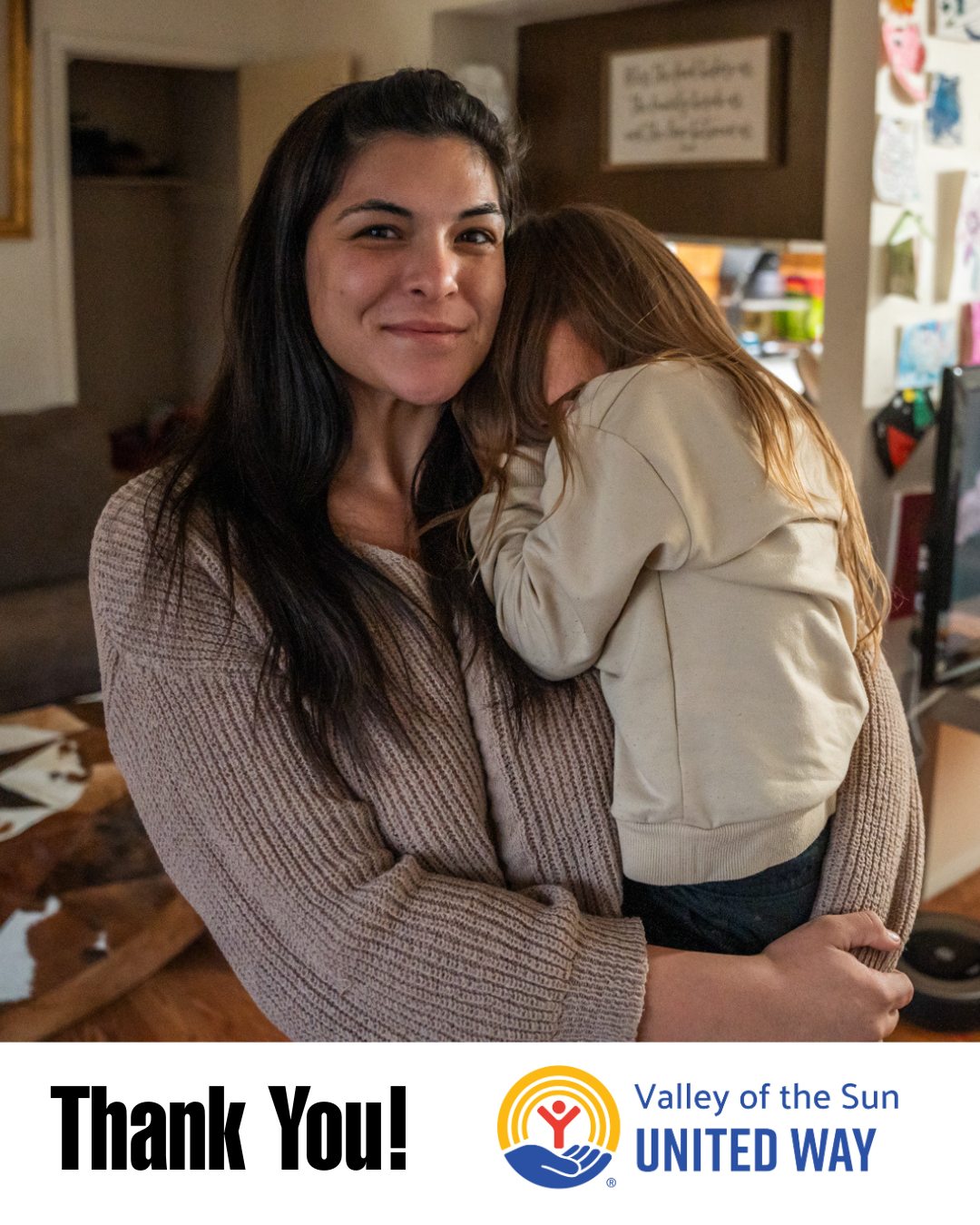 A graphic thanking United Way.