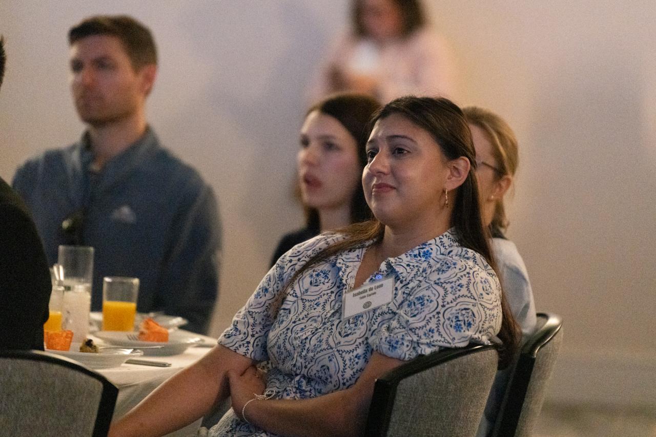 It was a touching morning for the audience, including attendee Isabella de Leon.