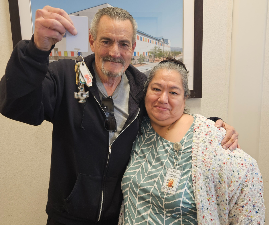 Michael and case manager